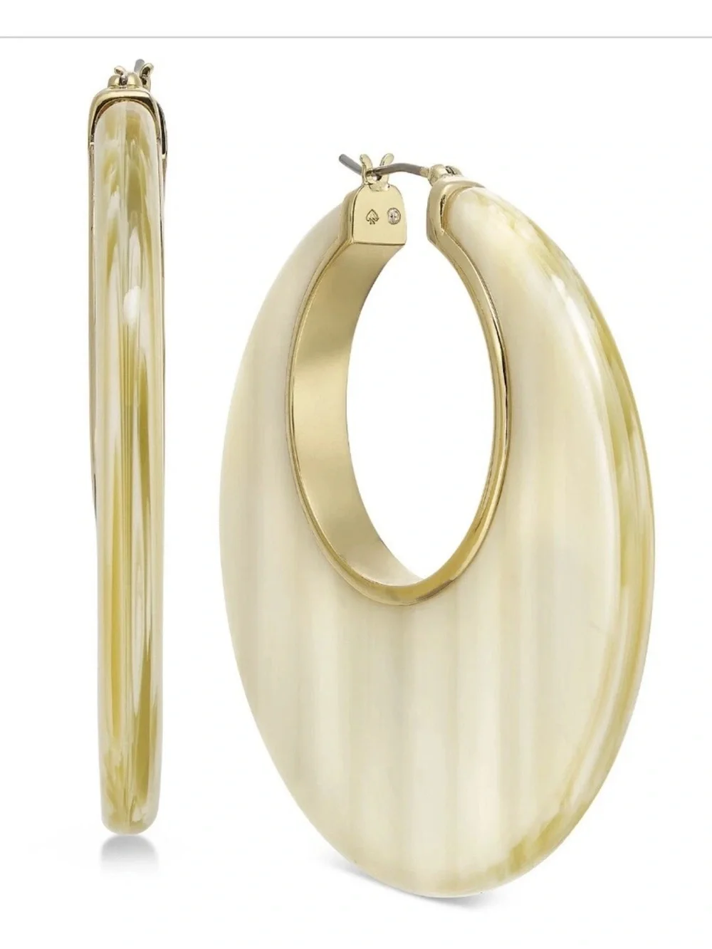 Kate Spade New York Women's On The Dot Hoop Earrings